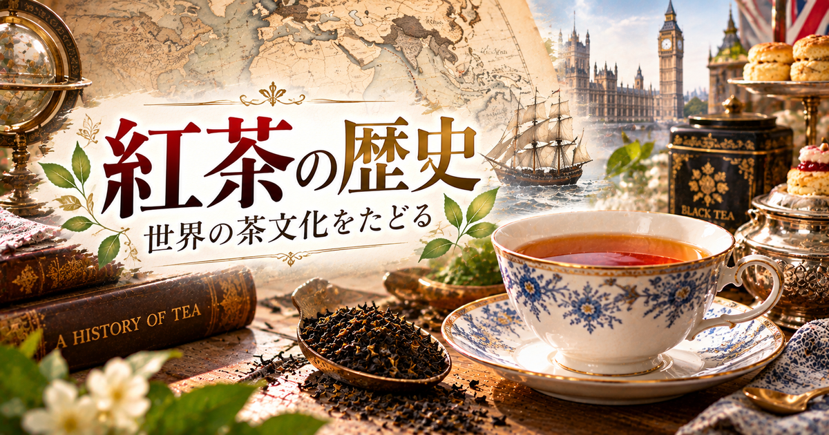 紅茶の歴史をたどる全時代と世界の茶文化｜起源から現代まで奥深いストーリーと豆知識を完全解説